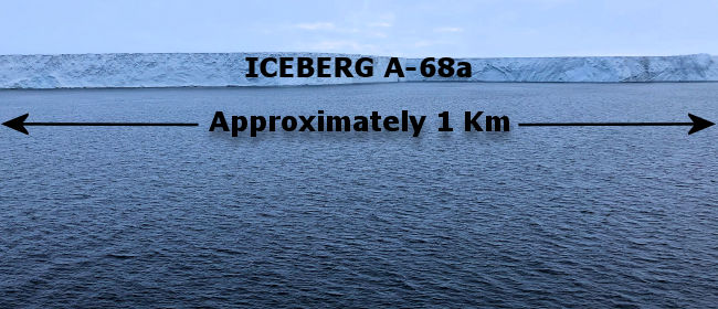 Iceberg A-68a Section